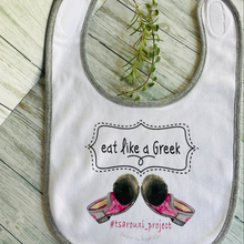 Load image into Gallery viewer, Baby Bib Greek Classics
